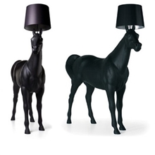 replica moooi horse floor lamp