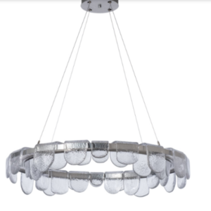 handcraft glass rings pendant lamp